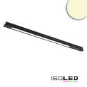 Lumire linaire sur rail TRACK48 LINE+ MINI ON-OFF 42CM commutable, prismatique IP20, noir mat 