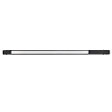 ISOLED track linear luminaire TRACK48 LINE+ MINI ON-OFF 42CM switchable, prismatic IP20, black matt 