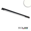 Lumire linaire sur rail TRACK48 LINE+ MINI ON-OFF 42CM commutable, prismatique IP20, noir mat 