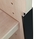 ISOLED LED Regalkantenprofil FURNIT10 SHELF, 1,9cm, Aluminium, schwarz