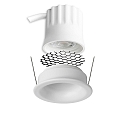 ISOLED Faretto da incasso BACK32 HONEYCOMB / LED MODULE UGR<12 rotondo, rigido, dimmerabile, indietro IP20, bianco opaco dimmerabile