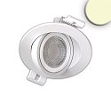 LED Einbaustrahler SPHERE-68, 40�, 6W, 2700|3000|4000K, 660lm, IP54, schwenkbar, dimmbar, wei�