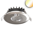 recessed spotlight VARIO-68 PIR with sensor, CCT Switch IP65, chrome 
