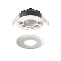 ISOLED recessed spotlight VARIO-68 PIR with sensor, CCT Switch IP65, brushed nickel 