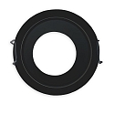 Einbaurahmen f�r MR11/GU10 Mini Spots, rund, schwarz