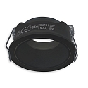 ISOLED Einbaurahmen f�r MR11/GU10 Mini Spots, rund, schwarz