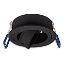 ISOLED Einbaurahmen f�r MR11/GU10 Mini Spots, rund, schwenkbar, schwarz