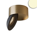 surface luminaire SPHERE dimmable IP54, gold dimmable