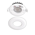 ISOLED recessed spotlight VARIO-68 rigid, CCT Switch, multipower, on/off IP65, white 