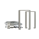 Montageb�gel Z65 f�r Leuchtenprofil HALON mit Seilabh�ngung, 2 St�ck, silber
