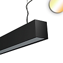 Luminaire à suspension PROLAMP40ID 250CM - 125W OPAL+ / SYS-PRO / CCT+3000K haut bas, CCT Switch, contrôlable par Sys-Pro