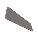 BAFFEL TRACK48ID (EMPTY TRACK) 150CM - 15W 3000K contrôlable par DALI, avec éclairage, indirect, noir