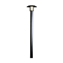 Lampadaire HEIMDAL E27 IP44, opale, noir 