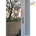 Konstsmide Luminaire mural dextérieur BENU E27 IP23, couleurs fumée, acier