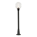 Path luminaire ORION, E27 max. 60W, black aluminium / clear acrylic glass