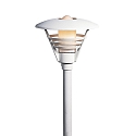 Testa dell'apparecchio GEMINI 1-Lampadina, piccolo E27 IP23, Opale, Bianco