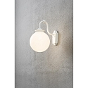 Konstsmide Applique da esterno ARCTURUS E27 IP23, Opale, Bianco