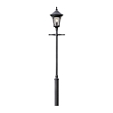 Tte de luminaire VIRGO  1 flamme E27 IP23, couleurs fume, noir 