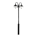 Testa dell'apparecchio LIBRA 2-Lampadine E27 IP23, Nero, trasparente