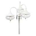 Testa dell'apparecchio LIBRA 3-Lampadine E27 IP23, trasparente, Bianco