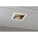 Konstsmide Apparecchio da incasso a soffitto versione integrata E27 IP23, Bianco