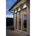 Konstsmide Eclairage d'extérieur encastré IP44, aluminium, transparent  Konstsmide Eclairage d'extérieur encastré IP44, aluminium, transparent