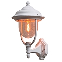 PARMA Außen-Wandleuchte UP, E27 max. 75W, Weiß, Aluminium / Acrylglas klar