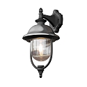 Konstsmide Outdoor wall luminaire PARMA DOWN with roof from stainless steel, E27 max. 75W Konstsmide Outdoor wall luminaire PARMA DOWN with roof from stainless steel, E27 max. 75W