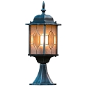 Pedestal light MILANO, E27 max. 75W, black/silver, aluminium / acrylic glass with lead crystal look