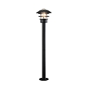 Konstsmide Path luminaire MODENA, E27 max. 60W, black aluminium / clear glass Konstsmide Path luminaire MODENA, E27 max. 60W, black aluminium / clear glass