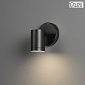 Konstsmide Applique da esterno MODENA DOWN IP44, Nero 