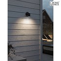 Konstsmide Applique da esterno MODENA DOWN IP44, Nero 