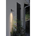 Luminaire mural d'extrieur MODENA GU10 IP44, acier inoxydable, transparent