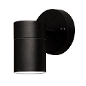 Außen-Wandleuchte MODENA, GU10 max. 35W, Schwarz, Aluminium / Klarglas