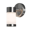 Außen-Wandleuchte MODENA, G9 max. 25W, Edelstahl 304 / Opalglas