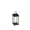 Outdoor LED accu-lantern RAVELLO, IP54, 2.2W 3000K 180lm, dimmable, black, small, 30cm