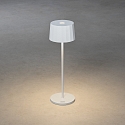 Lampada da tavolo a batteria POSITANO rotondo, CCT Switch, dimmerabile IP54, Bianco dimmerabile