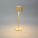 Konstsmide Lampe de table  accu CAPRI USB angulaire IP54, couleur sable gradable