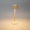 Konstsmide Lampe de table  accu CAPRI USB angulaire IP54, couleur sable gradable