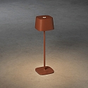 Konstsmide Lampe de table  accu CAPRI IP54, terre cuite gradable