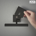 Konstsmide LED Solar-/USB-Laterne PORTOFINO, IP54, 2.2W 2700/3000K 180lm, mit Touch-Dimmer + Dämmerungssensor + Wandhalter, Schwarz