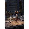 Outdoor LED Akku-Tischleuchte NICE, IP54, 2.5W 2700K/3000K 120lm, mit Touch-Dimmer, Rost