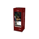 Outdoor LED Akku-Laterne CANNES, IP54, 42cm, 2.2W 2700/3000K 180lm, mit Touch-Dimmer + Ladekabel + Aufhängung, Schwarz