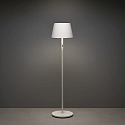 Konstsmide battery floor lamp PROMEZIA up / down, CCT Switch, dimmable, RGBW, adjustable IP54, white dimmable
