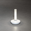 Konstsmide LED Akku-Tischleuchte BIARRITZ, 2,5W, 1800/2700/4000K, IP54, dimmbar, wei