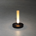 Konstsmide LED Akku-Tischleuchte BIARRITZ, 2,5W, 1800/2700/4000K, IP54, dimmbar, schwarz