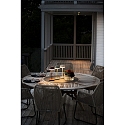 Konstsmide Outdoor LED Akku-Tischleuchte LYON, IP54, 2700 / 3000 / 4000K / RGB, mit USB-Port + Touch-DImmer, terracotta