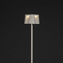 battery floor lamp NICE square, with USB connection, CCT Switch, with touch dimmer IP54, rust dimmable