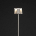 battery floor lamp NICE square, with USB connection, CCT Switch, with touch dimmer IP54, rust dimmable