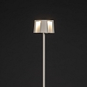 battery floor lamp NICE square, with USB connection, CCT Switch, with touch dimmer IP54, rust dimmable